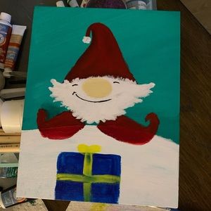 Original hand painted winter art ❄️